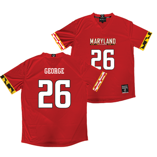 Maryland Women's Lacrosse Red Jersey  - Fallon George