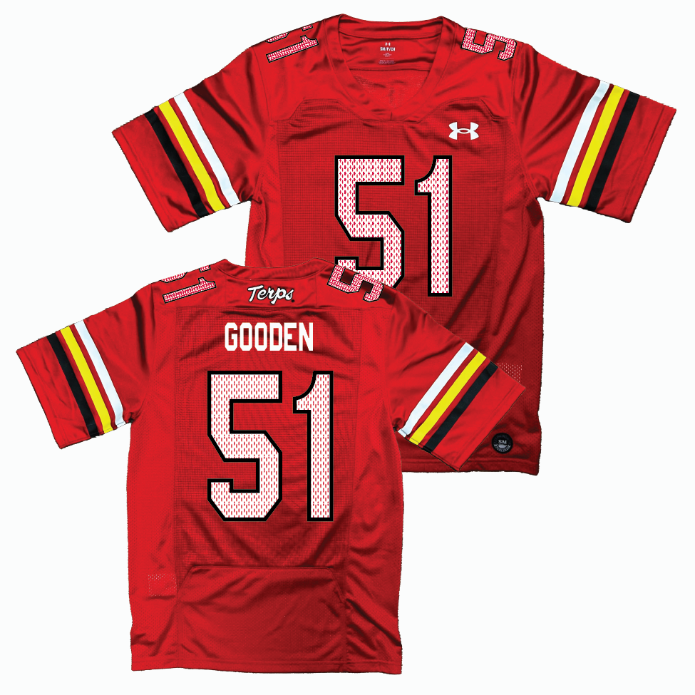 Maryland Under Armour NIL Replica Football Jersey   - Dylan Gooden