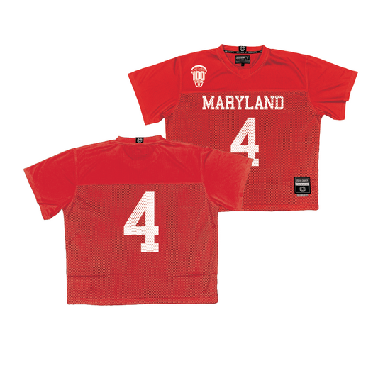 Maryland Men's Lacrosse 100th Anniversary Red Jersey  - James Gardiner