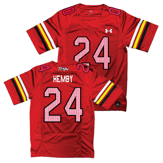 Maryland Under Armour NIL Replica Football Jersey  - Roman Hemby