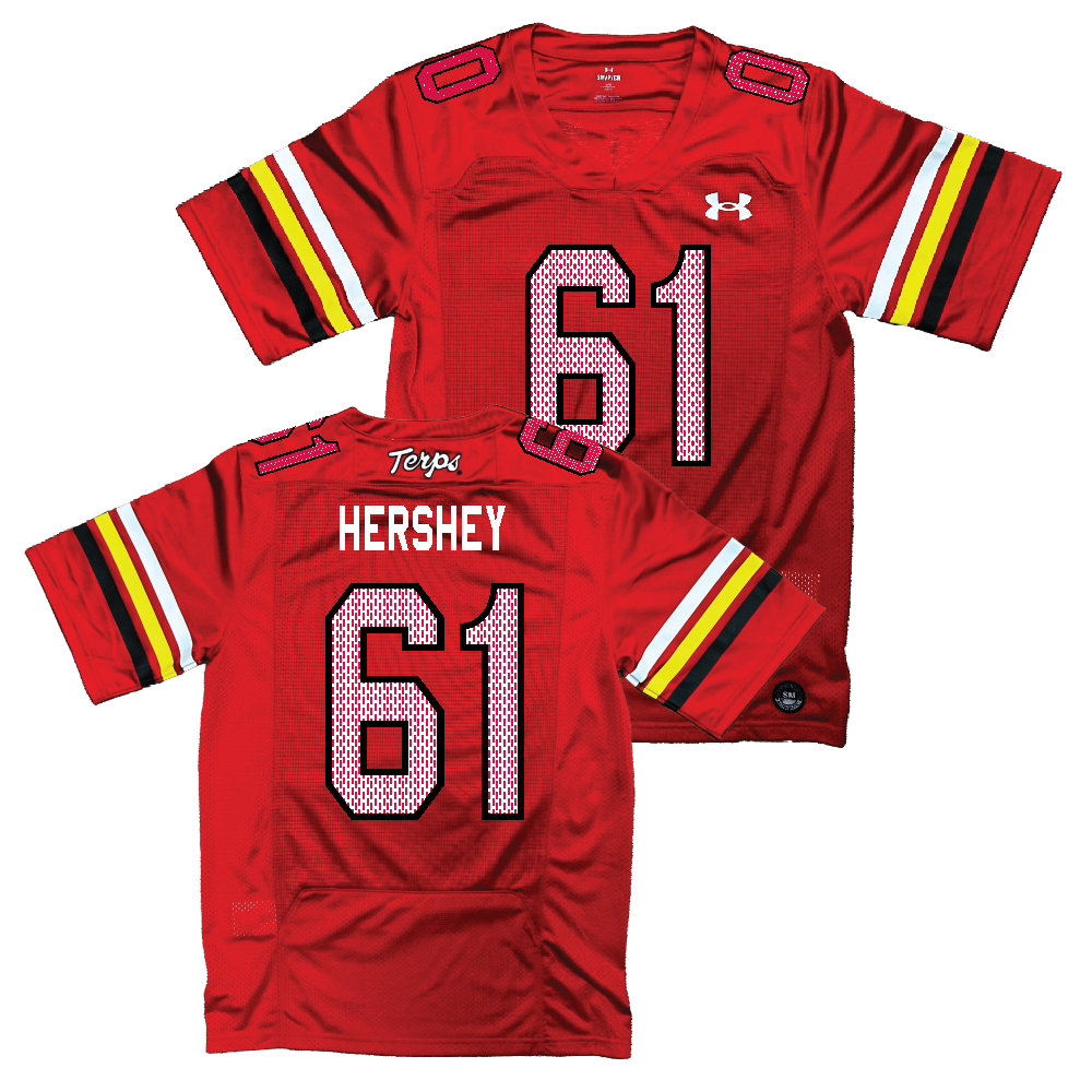 Maryland Under Armour NIL Replica Football Jersey  - Michael Hershey