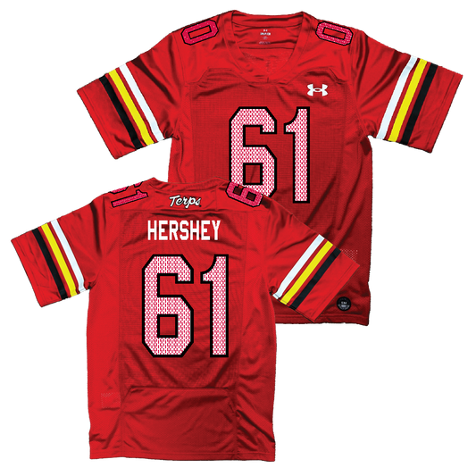 Maryland Under Armour NIL Replica Football Jersey  - Michael Hershey