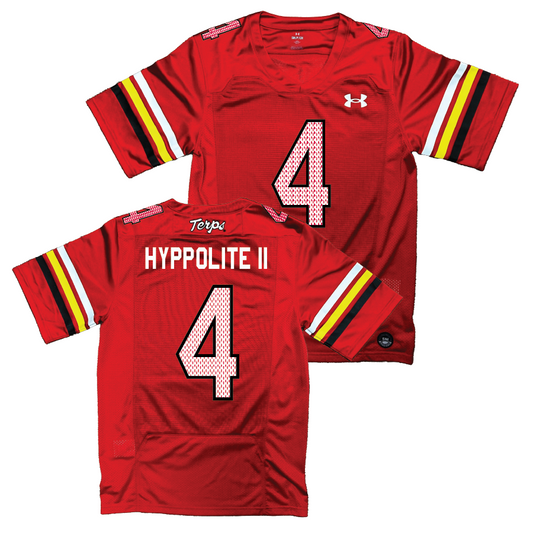 Maryland Under Armour NIL Replica Football Jersey - Ruben Hyppolite II