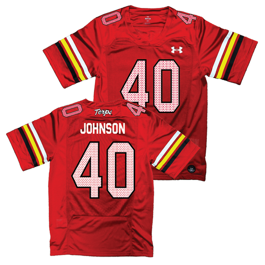 Maryland Under Armour NIL Replica Football Jersey   - Taizse Johnson