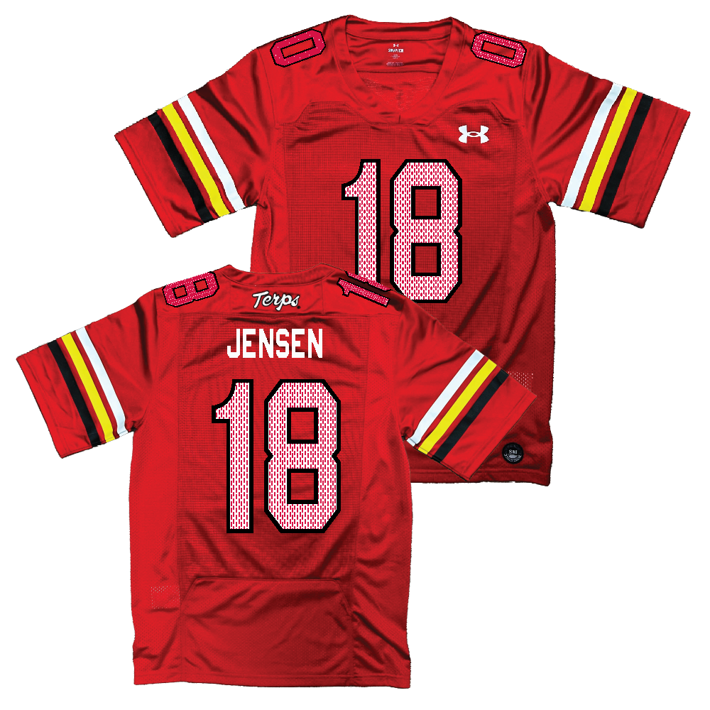 Maryland Under Armour NIL Replica Football Jersey  - Roman Jensen