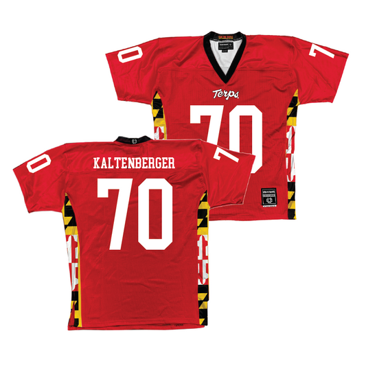 Red Maryland Football Jersey  - Josh Kaltenberger