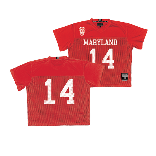 Maryland Men's Lacrosse 100th Anniversary Red Jersey  - Charles Koras