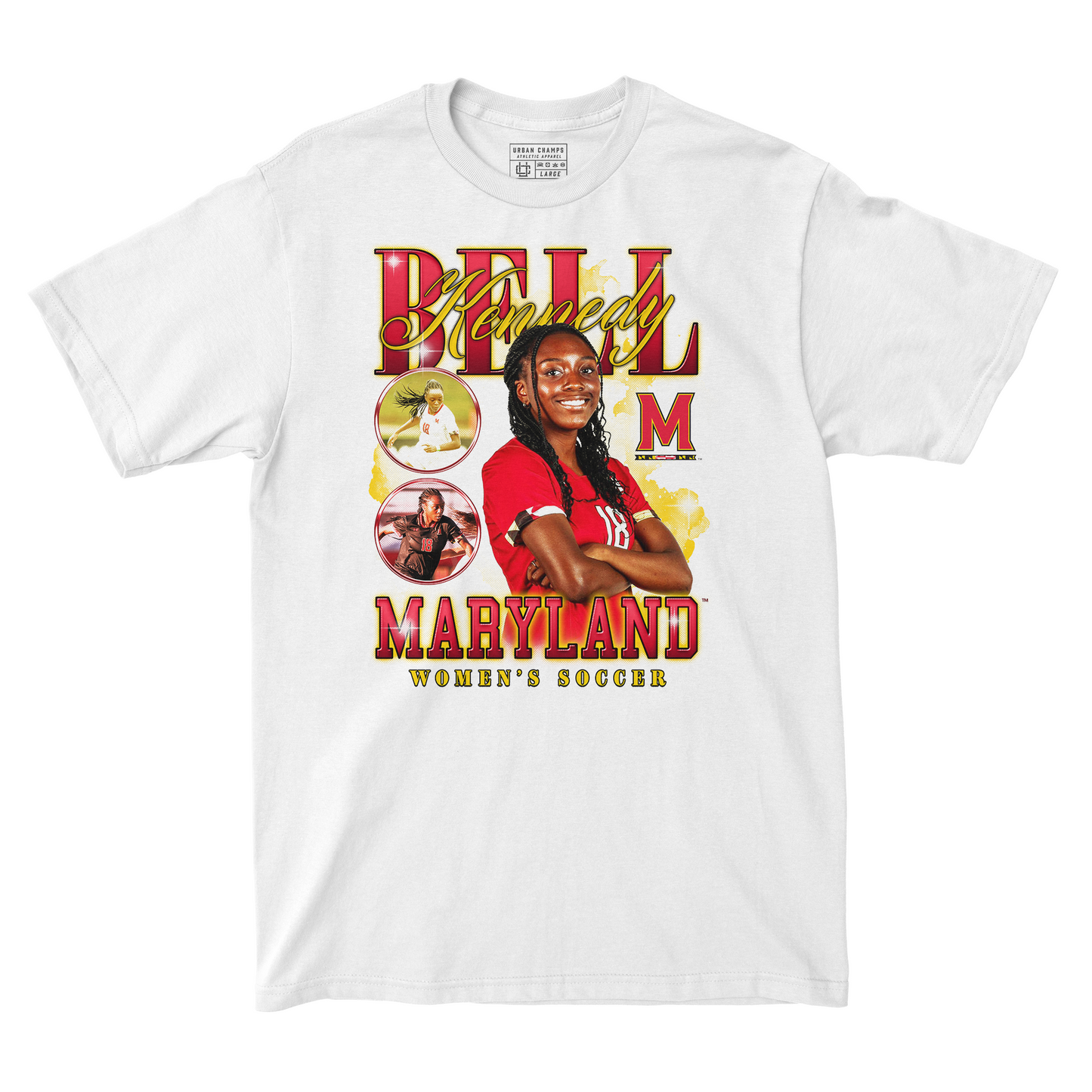 EXCLUSIVE RELEASE: Kennedy Bell - 90s Retro White Tee