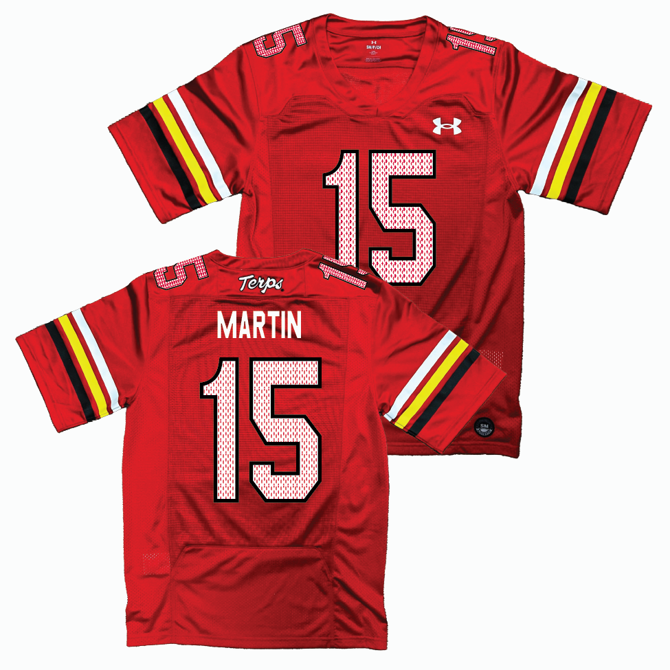 Maryland Under Armour NIL Replica Football Jersey   - Khristian Martin