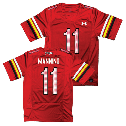 Maryland Under Armour NIL Replica Football Jersey - Ryan Manning