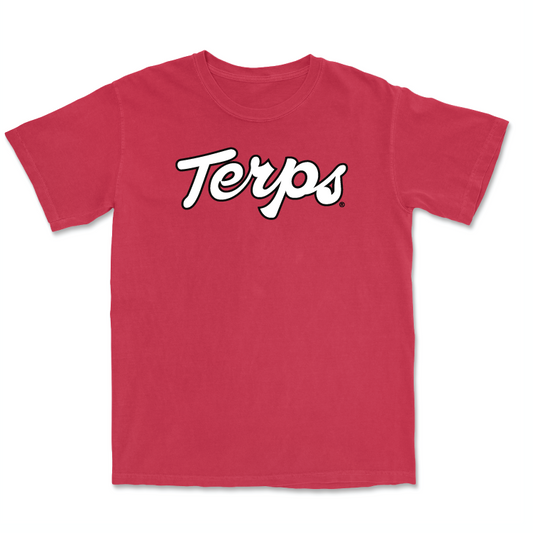 Red Football Script Tee - Colby McDonald