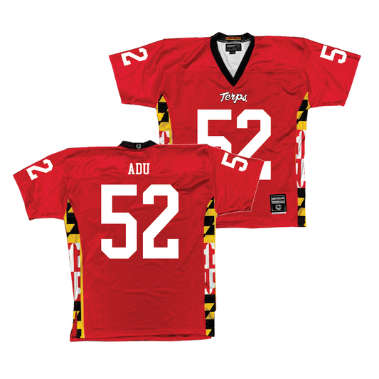 Red Maryland Football Jersey  - Samuel Adu