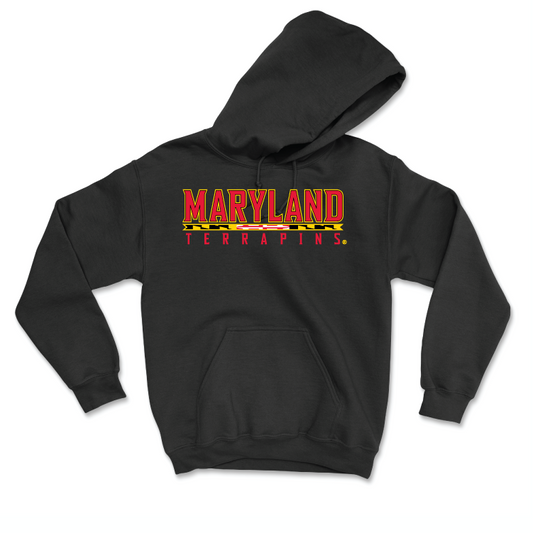 Women's Volleyball Black Maryland Hoodie - Zoe Huang