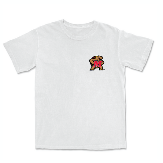 Women's Volleyball White Testudo Comfort Colors Tee - Zoe Huang