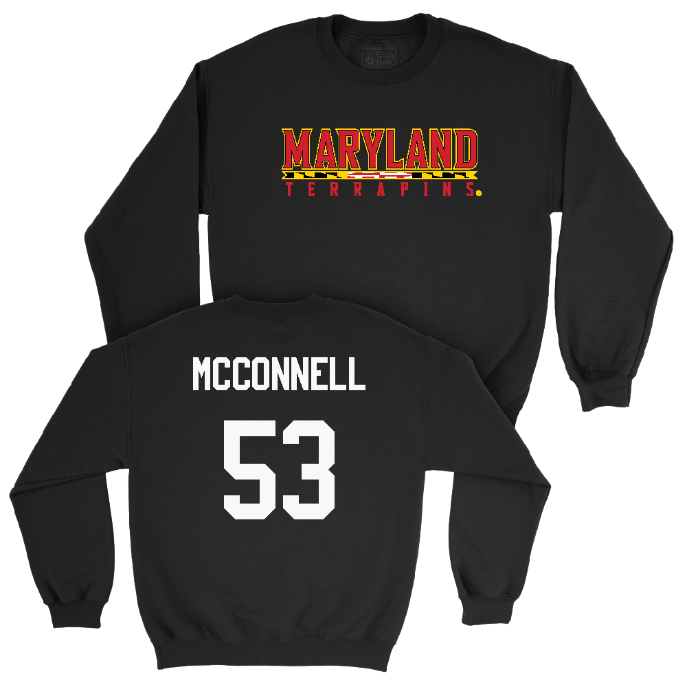 Football Black Maryland Crew  - Kellen McConnell