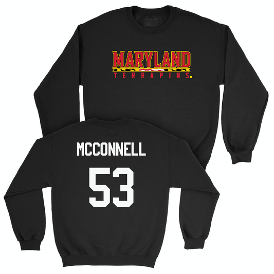 Football Black Maryland Crew  - Kellen McConnell