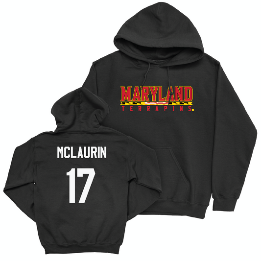 Football Black Maryland Hoodie  - Josiah Mclaurin