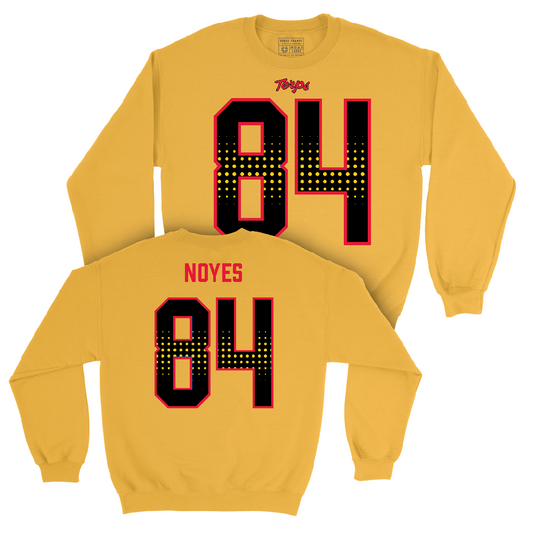 Gold Maryland Football Shirsey Crew  - Philip Noyes