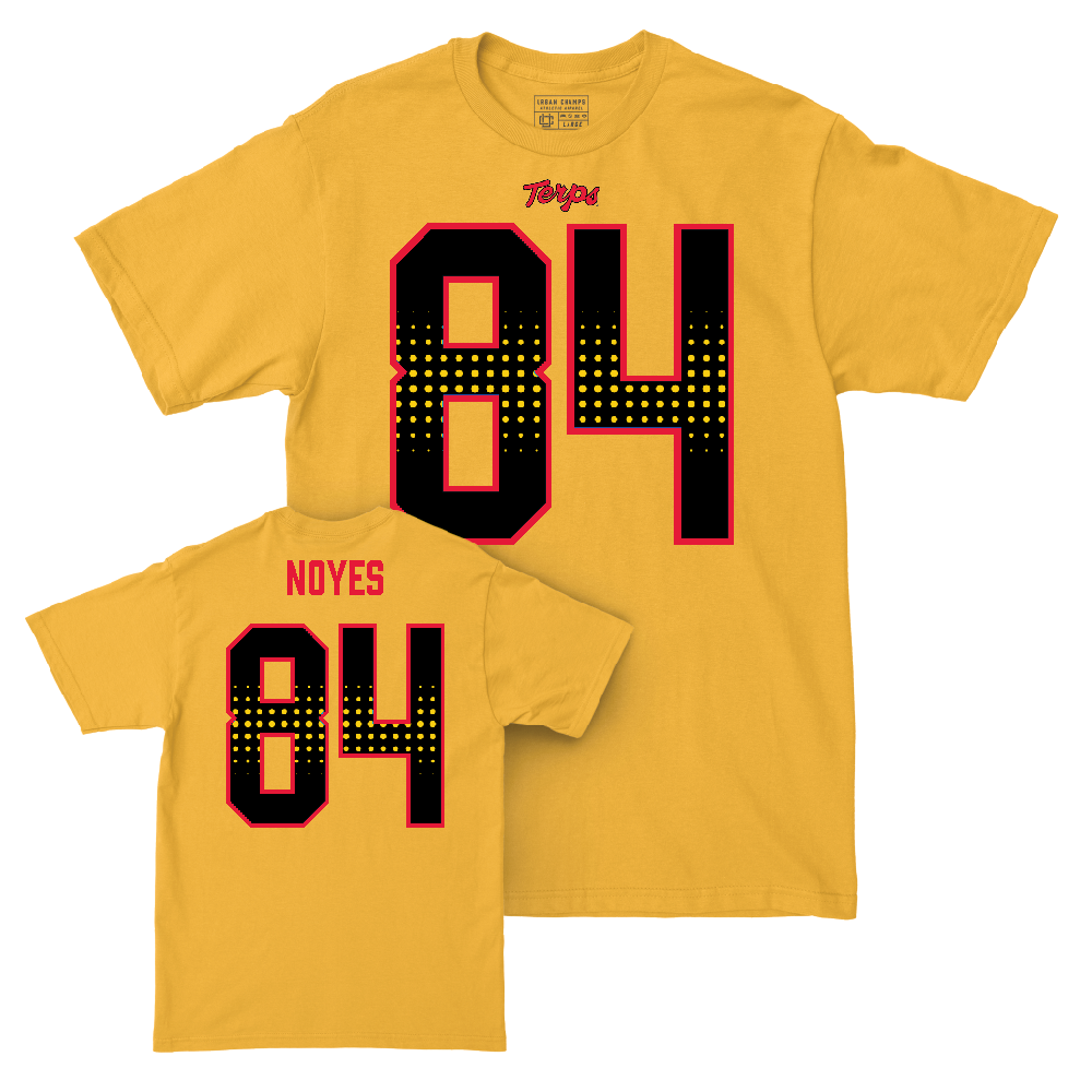 Gold Maryland Football Shirsey Tee  - Philip Noyes