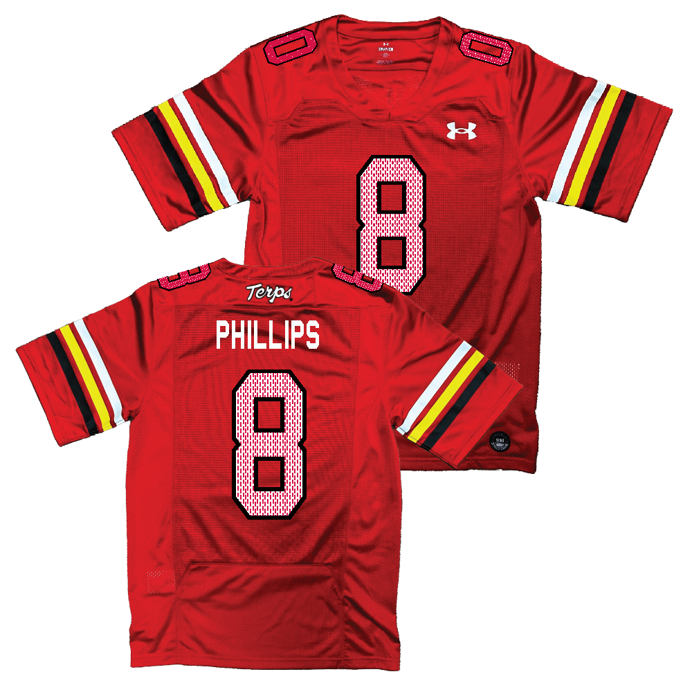 Maryland Under Armour NIL Replica Football Jersey  - Jordan Phillips