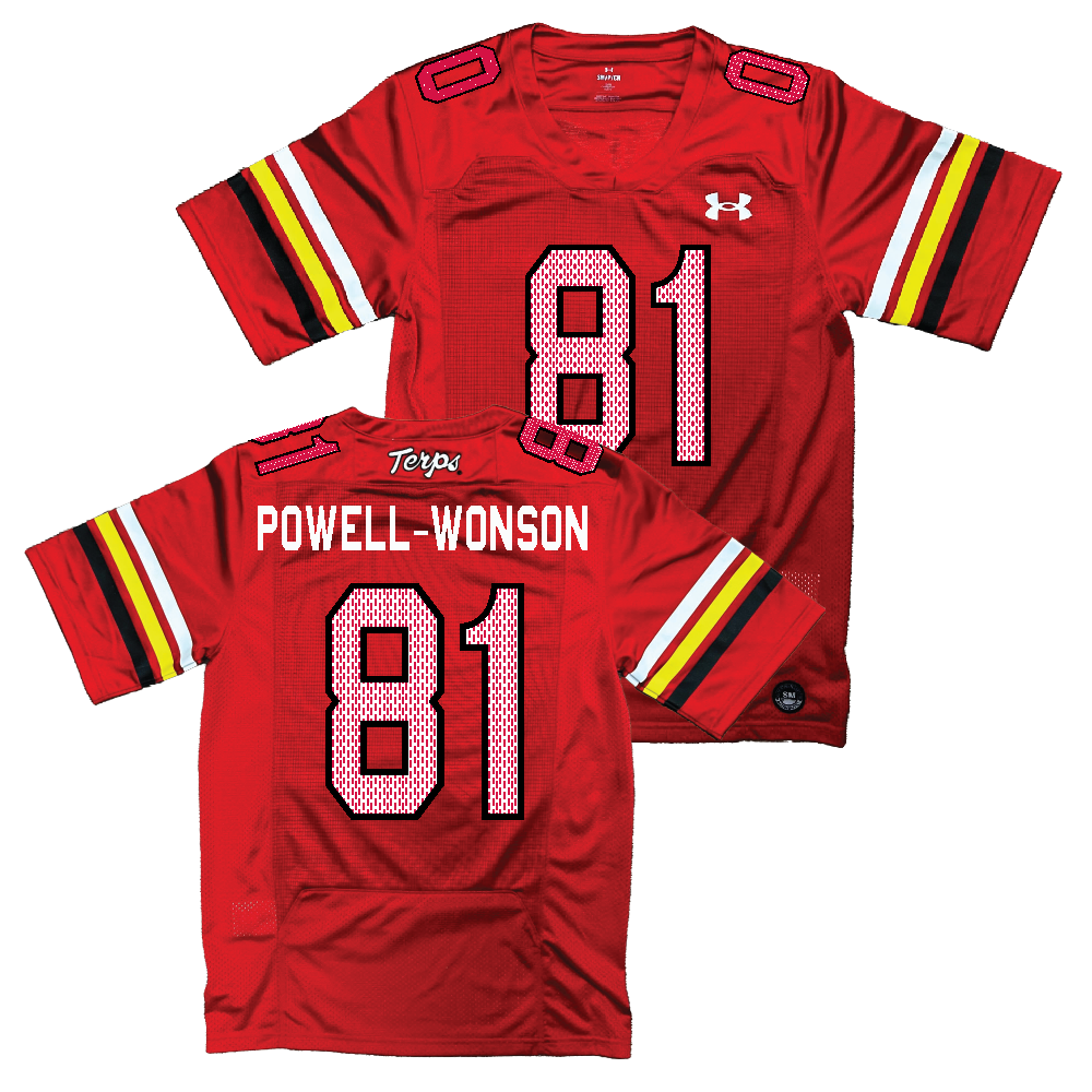 Maryland Under Armour NIL Replica Football Jersey  - Jahmari Powell-Wonson