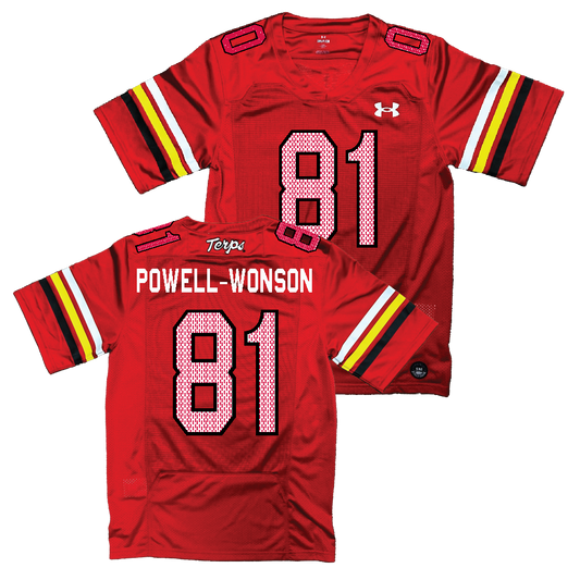 Maryland Under Armour NIL Replica Football Jersey  - Jahmari Powell-Wonson