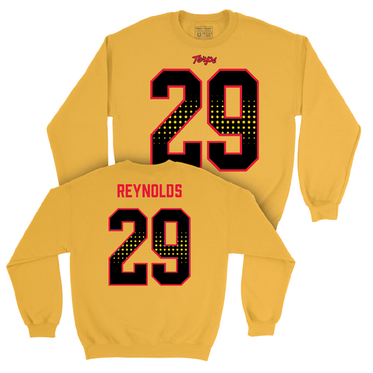 Gold Maryland Football Shirsey Crew  - Colin Reynolds