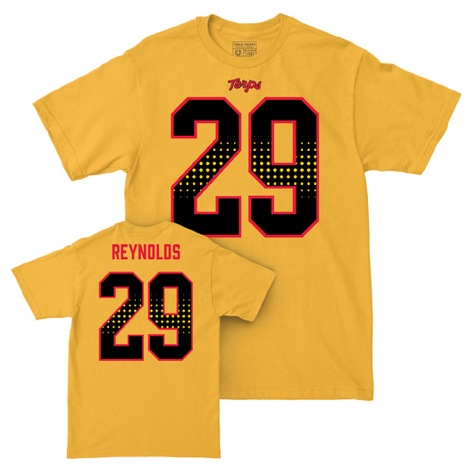 Gold Maryland Football Shirsey Tee  - Colin Reynolds