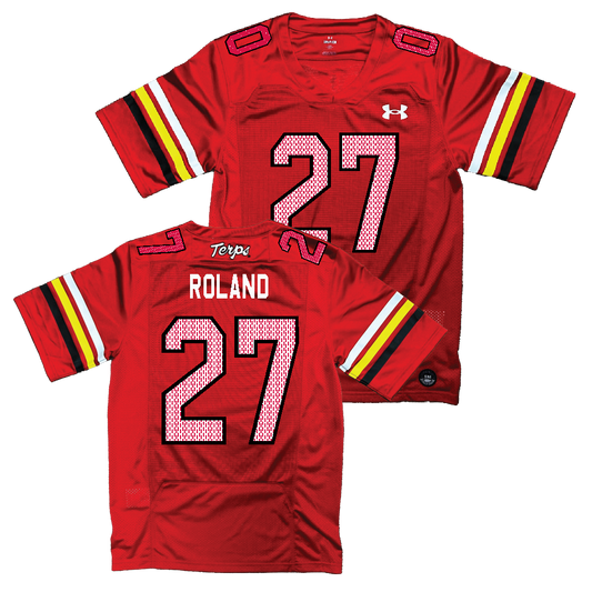 Maryland Under Armour NIL Replica Football Jersey  - Lakhi Roland