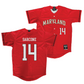 Maryland Baseball Red Jersey - Trystan Sarcone