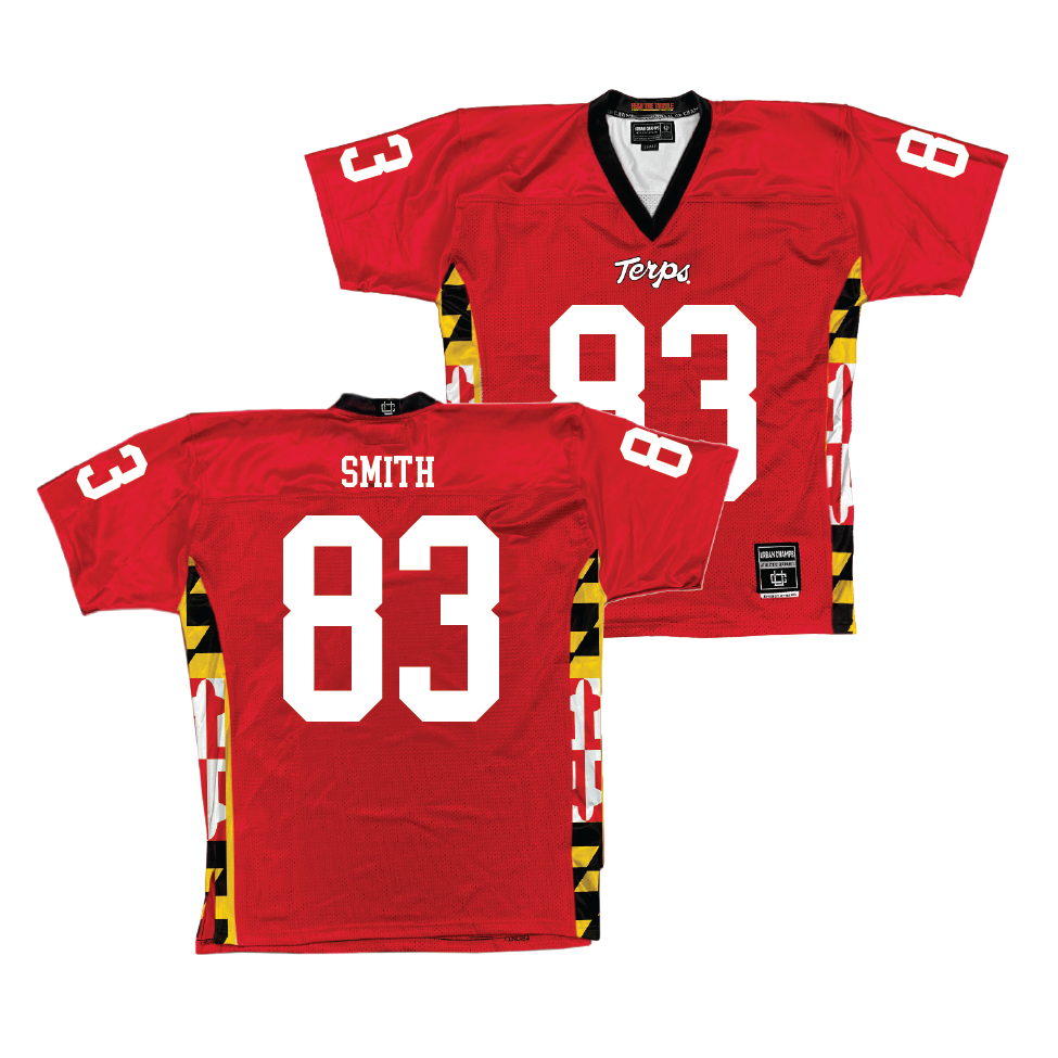 Red Maryland Football Jersey  - Emerson Smith