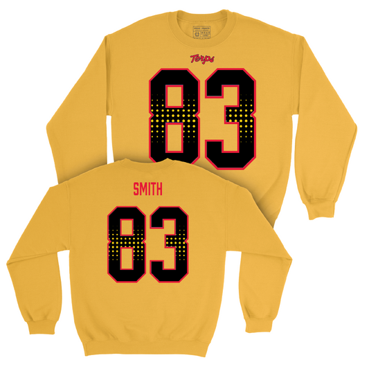 Gold Maryland Football Shirsey Crew  - Emerson Smith