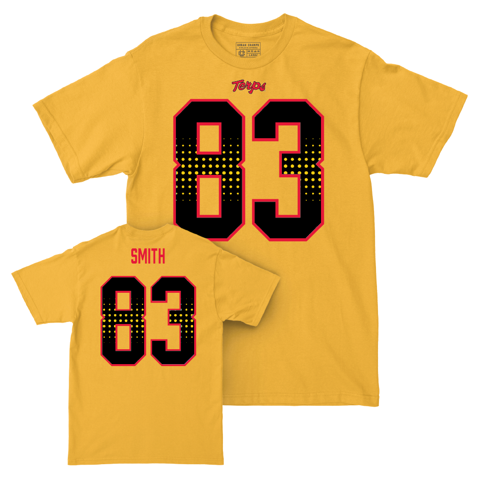 Gold Maryland Football Shirsey Tee  - Emerson Smith