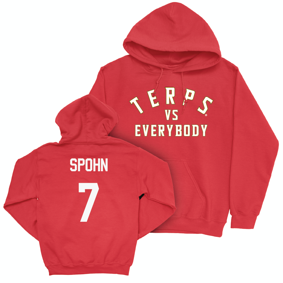 Red Women's Volleyball TVE Hoodie  - Jonna Spohn