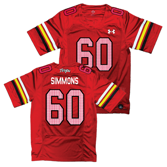 Maryland Under Armour NIL Replica Football Jersey  - Joshua Simmons