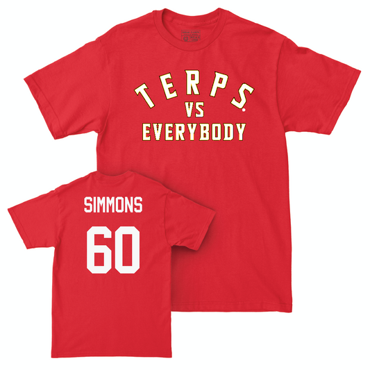 Red Football TVE Tee  - Joshua Simmons