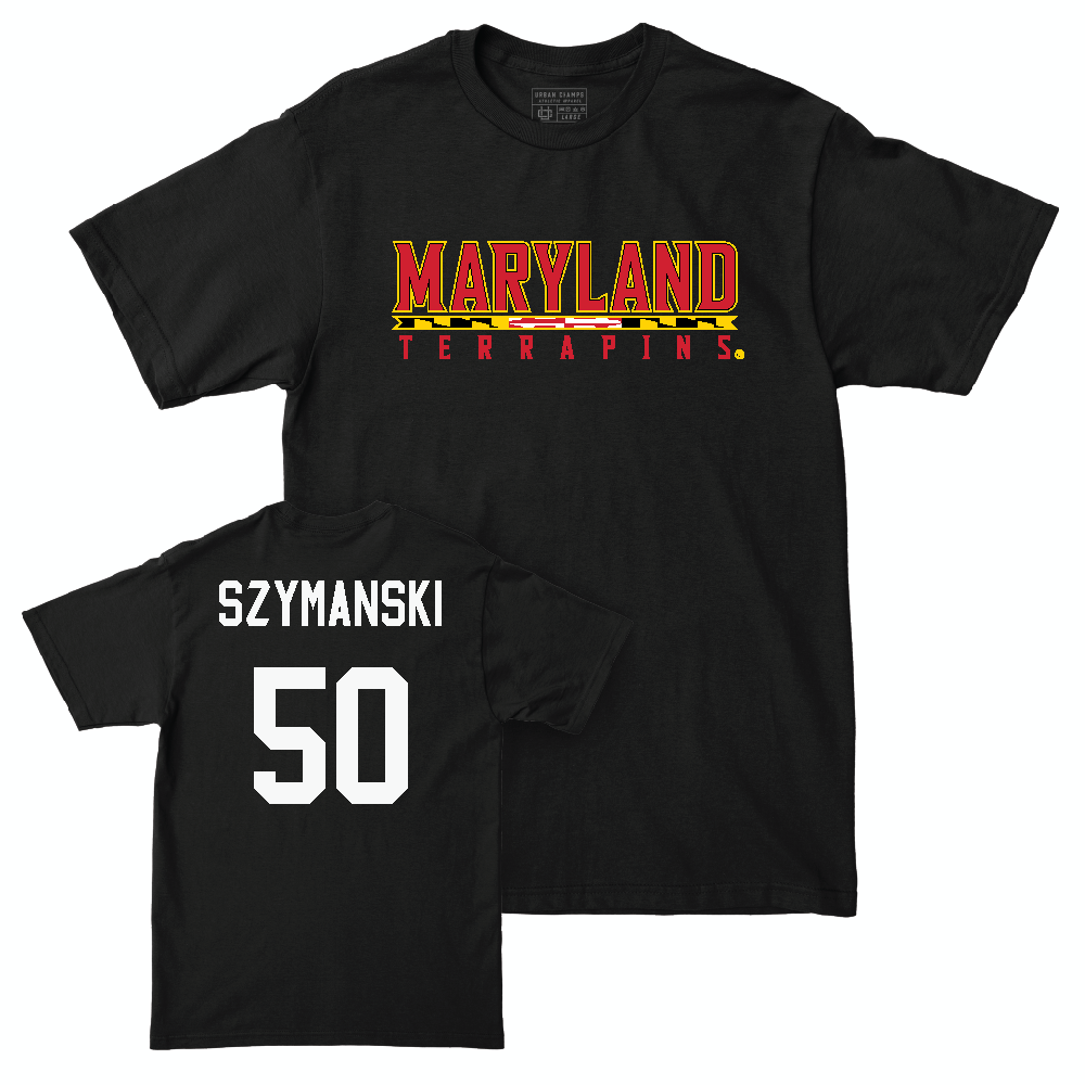 Football Black Maryland Tee  - Trevor Szymanski