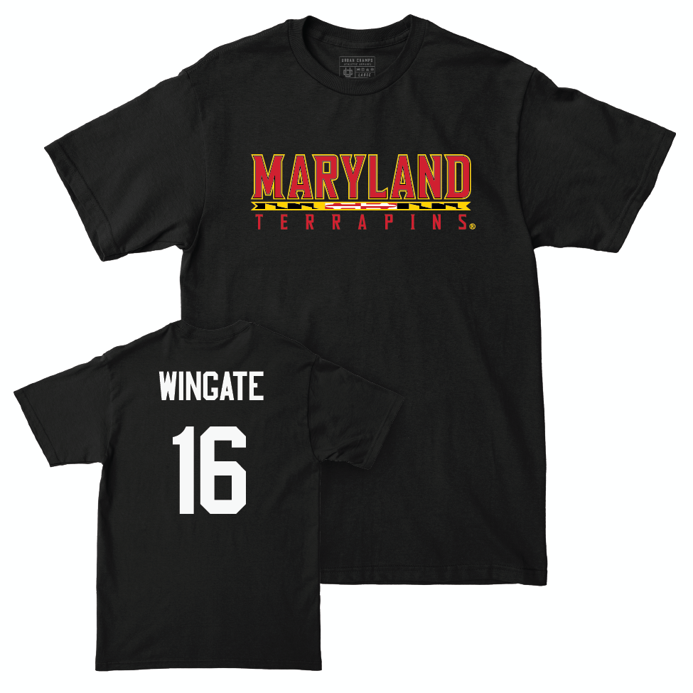 Football Black Maryland Tee  - Daniel Wingate