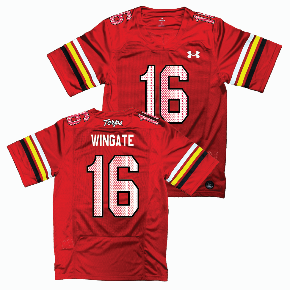 Maryland Under Armour NIL Replica Football Jersey   - Daniel Wingate