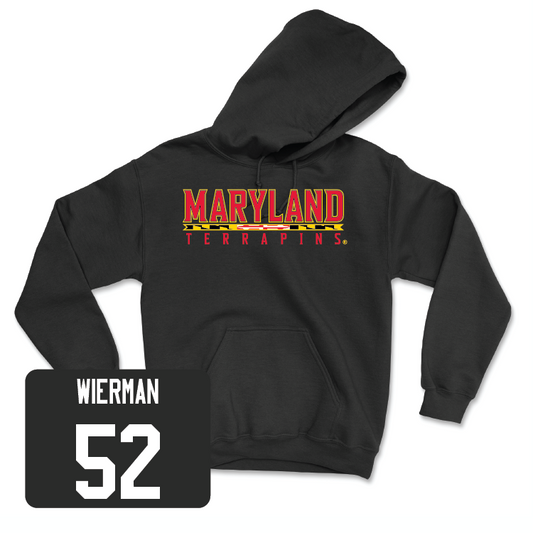 Men's Lacrosse Black Maryland Hoodie - Luke Wierman