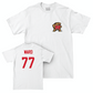 Men's Lacrosse White Testudo Comfort Colors Tee  - Luca Ward