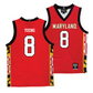 Maryland Men's Red Basketball Jersey  - Jayhlon Young