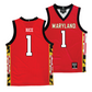 Maryland Men's Red Basketball Jersey  - Rodney Rice