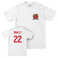 Men's Lacrosse White Testudo Comfort Colors Tee  - John Draley