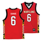 Maryland Men's Red Basketball Jersey  - Tafara Gapare