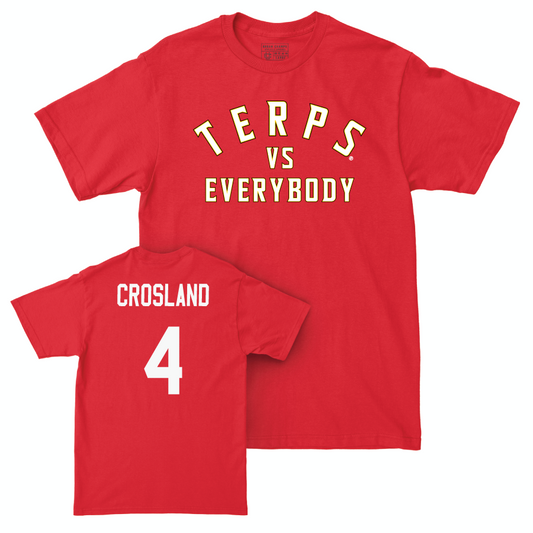 Red Baseball TVE Tee  - Jordan Crosland