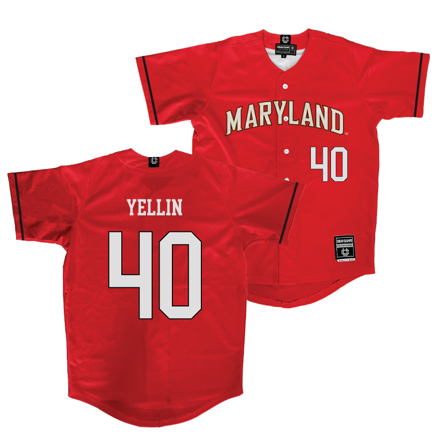 Maryland Baseball Red Jersey  - Quinn Yellin