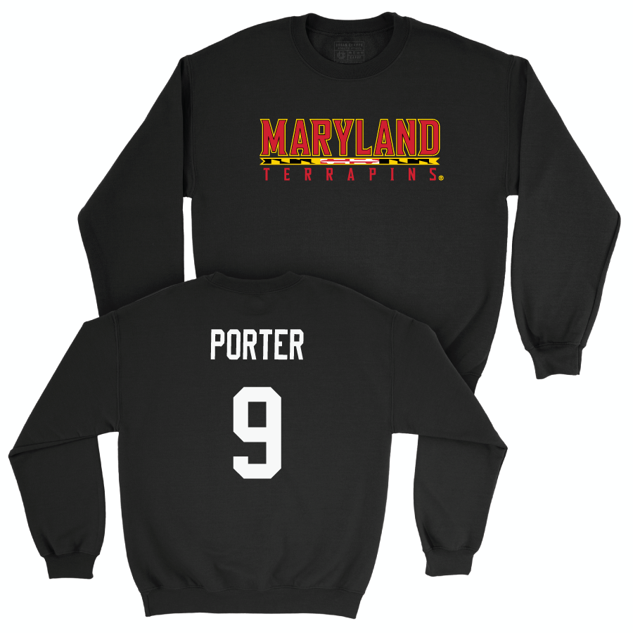 Baseball Black Maryland Crew  - Hollis Porter