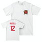 Baseball White Testudo Comfort Colors Tee  - Devin Russell