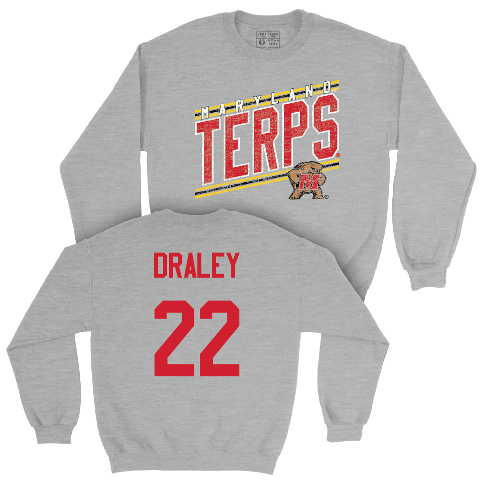 Sport Grey Men's Lacrosse Vintage Crew  - John Draley